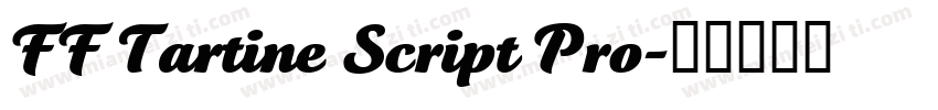 FF Tartine Script Pro字体转换